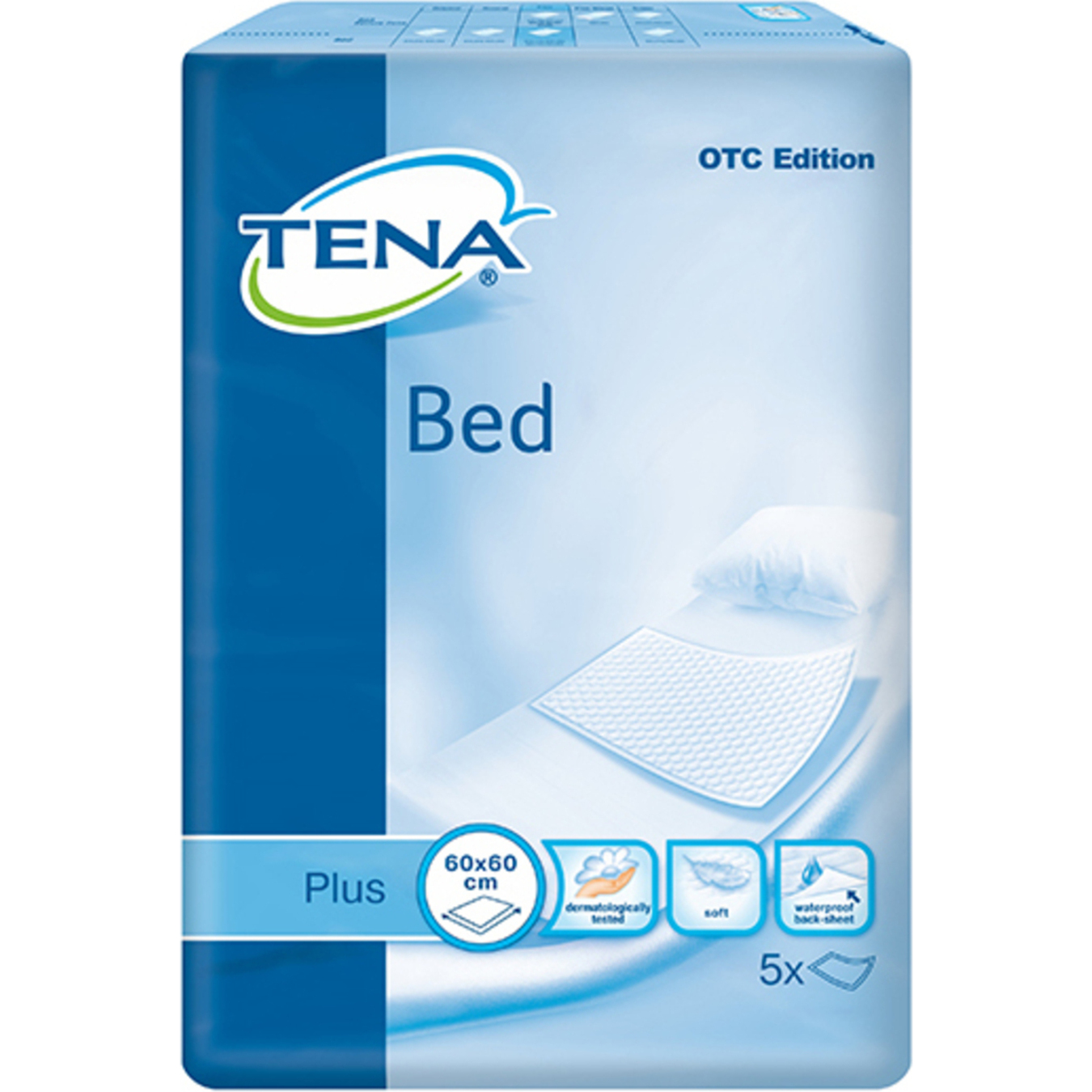 Пеленки Tena Bed Plus впитывающие 60х60 5шт