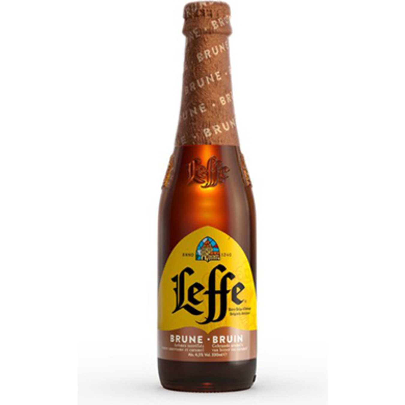 Пиво Leffe Brune тёмное 6,5% 0,33л