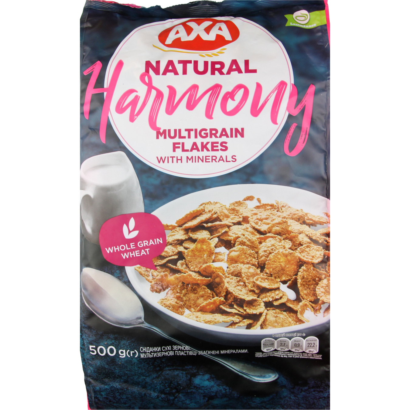 AXA Harmony Multigrain Flakes Enriched With Minerals 500g