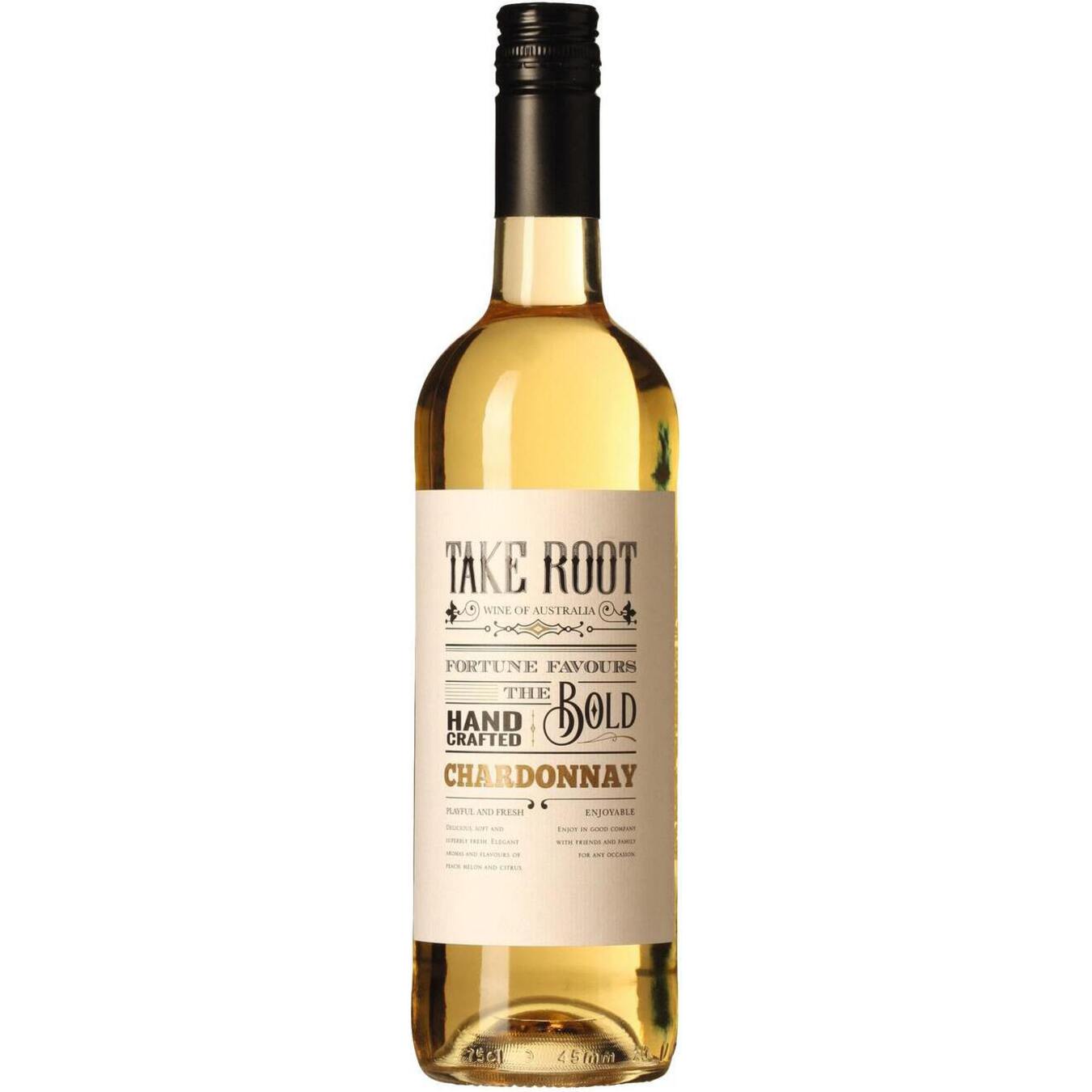 Вино Take Root Chardonnay белое сухое 12,5% 0,75л
