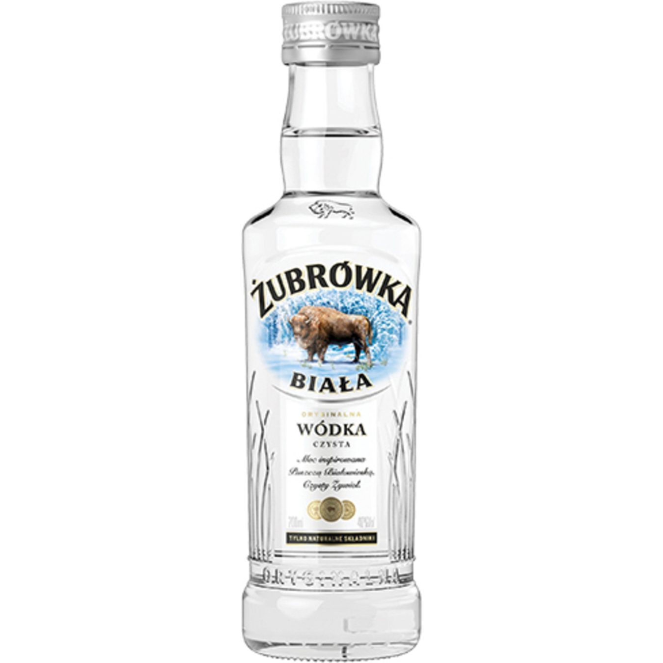 Vodka Zubrowka Biala 40% 0,2l