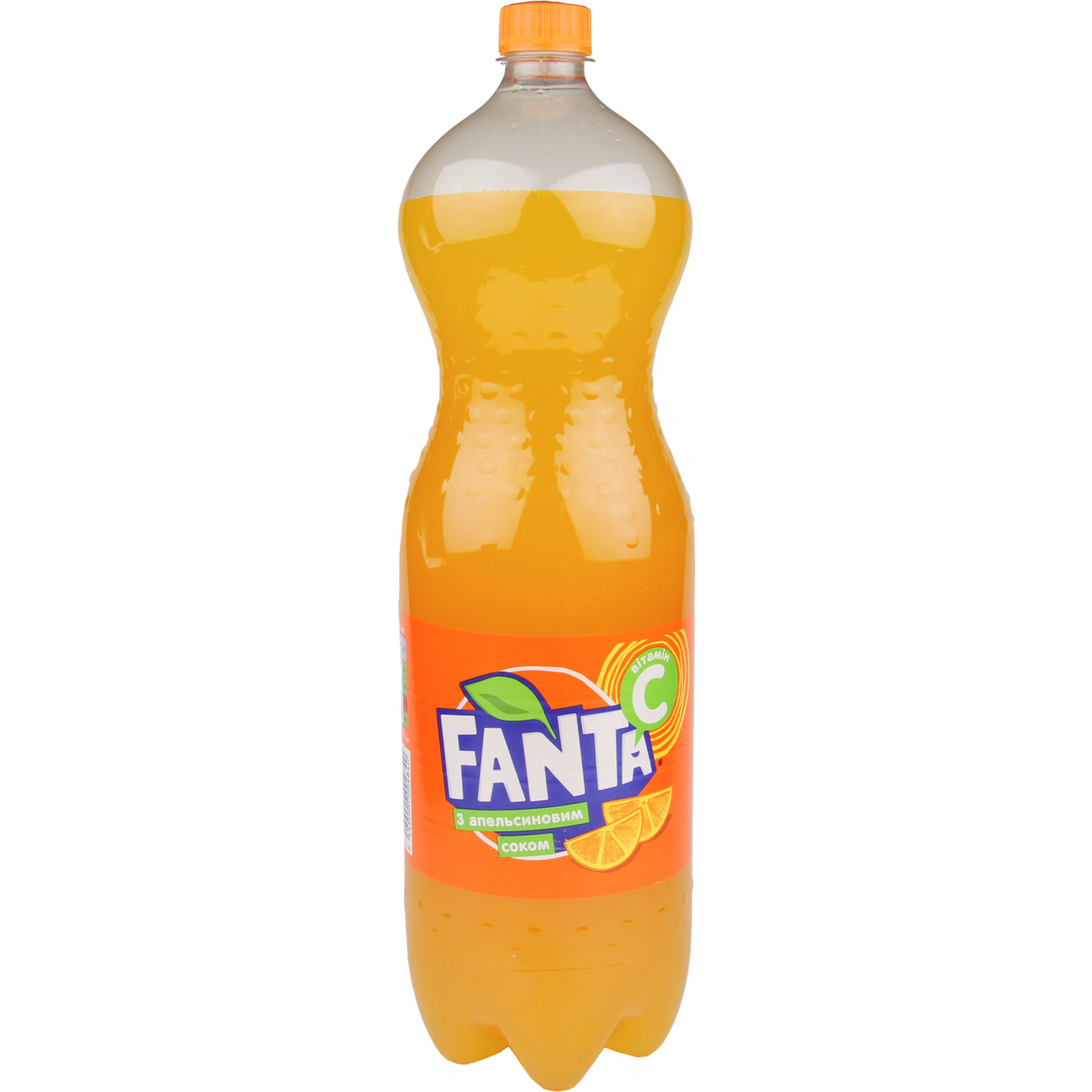 Напій сильногазований Fanta Апельсин 2л