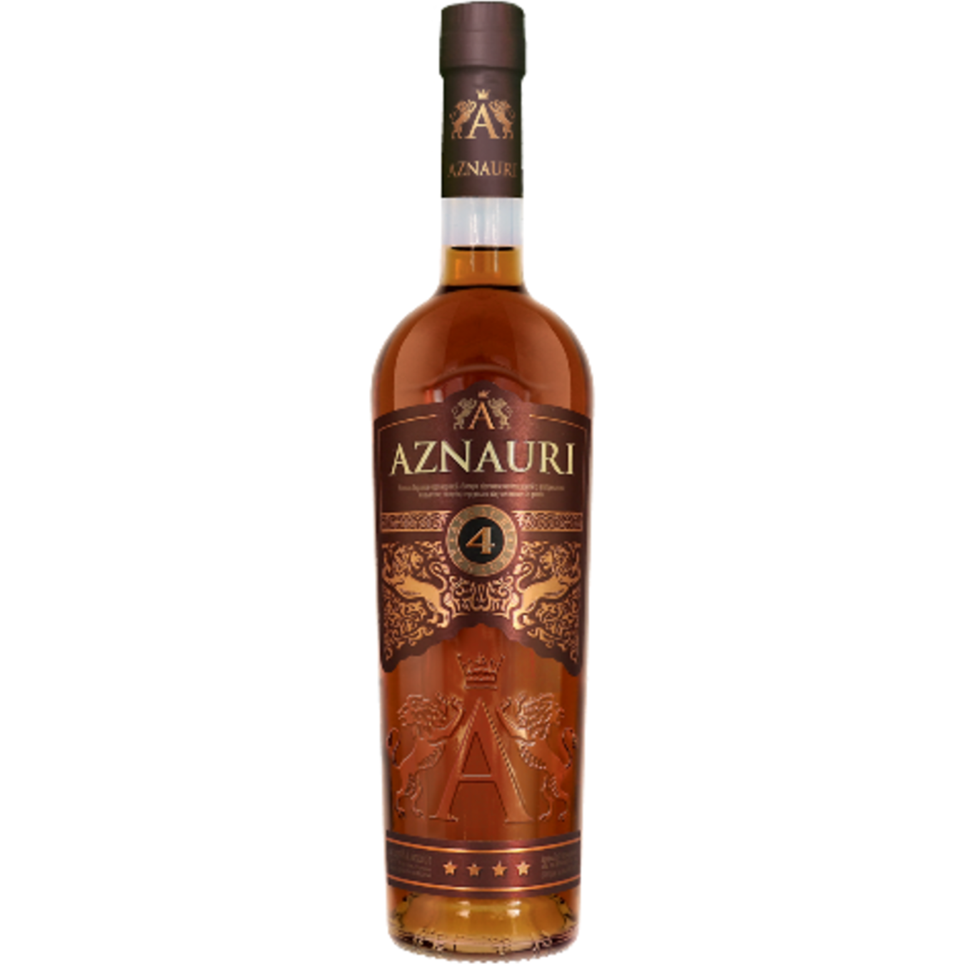 Aznauri Cognac 4* ordinary 0,4 0.5 l 2