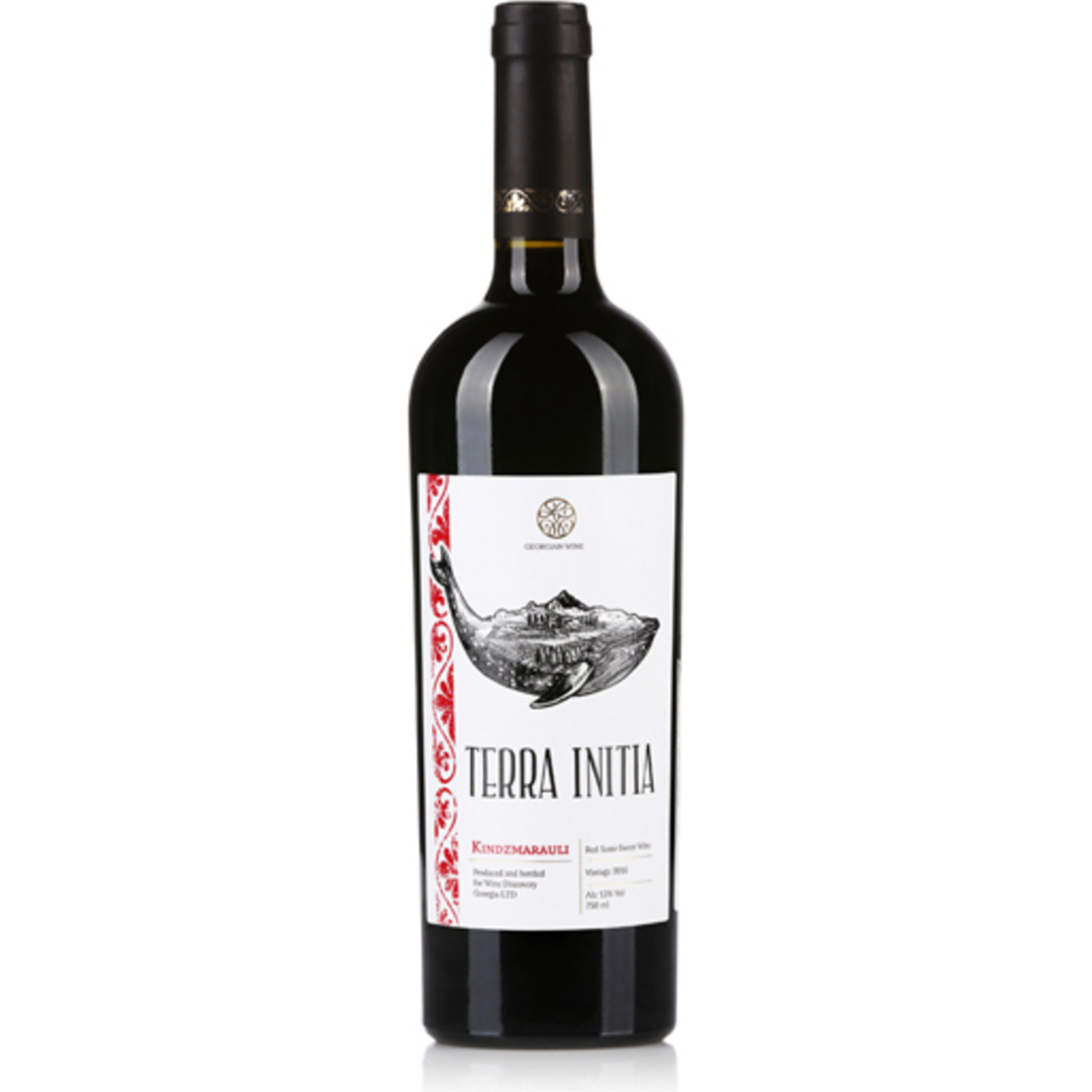 Terra Initia Kindzmarauli Red Semi-Sweet Wine 11,5% 0,75l