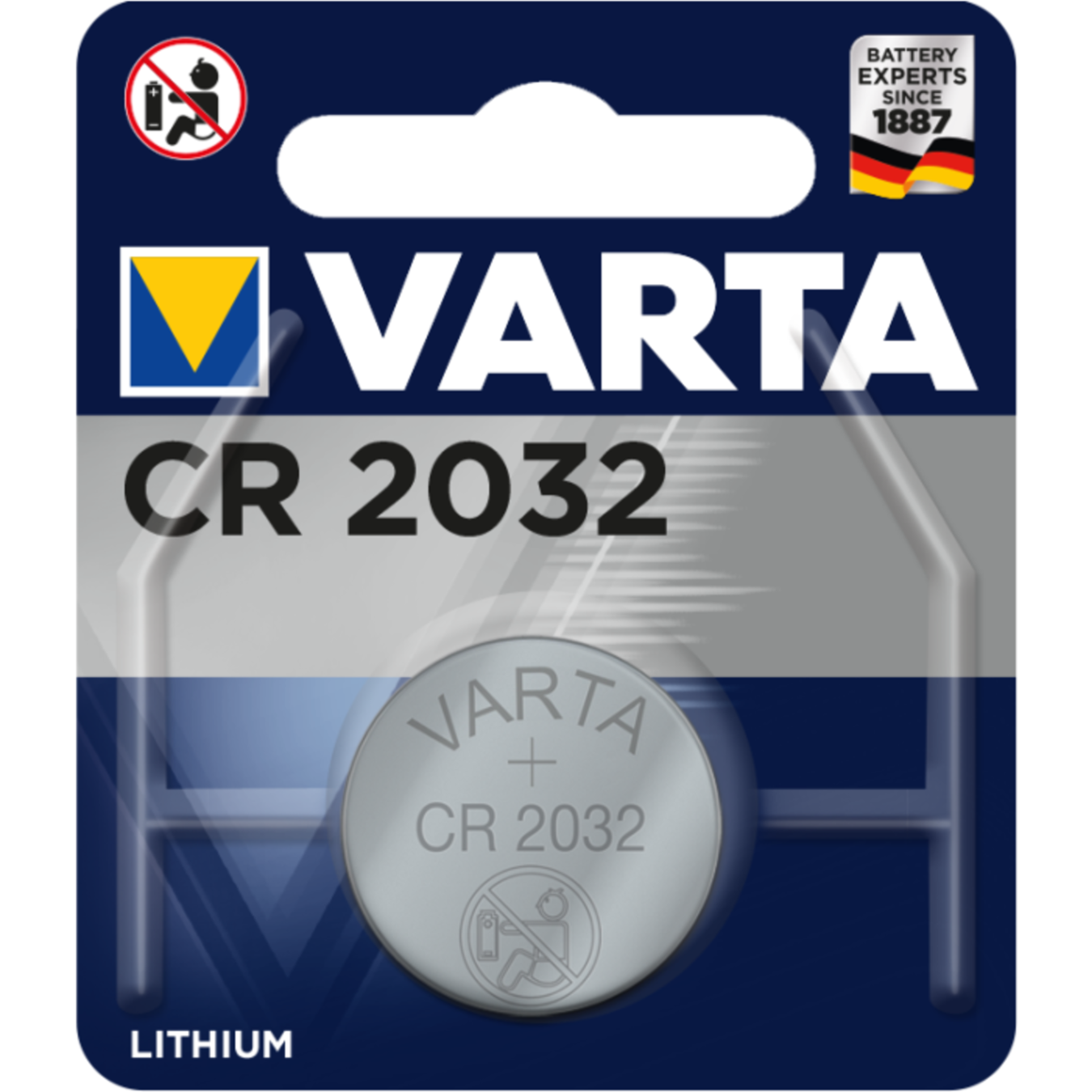 Батарейка Varta CR 2032 BLI 1 Lithium 2