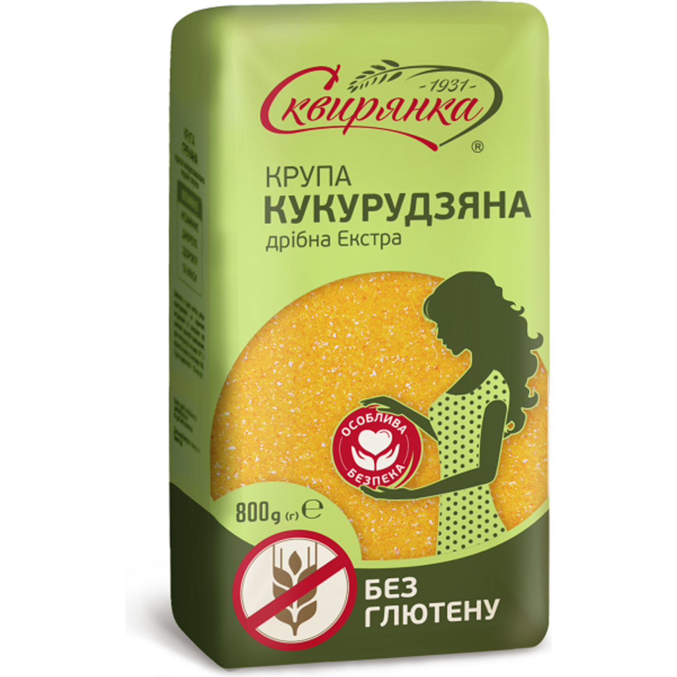 Skviryanka Extra without gluten corn groats 800g