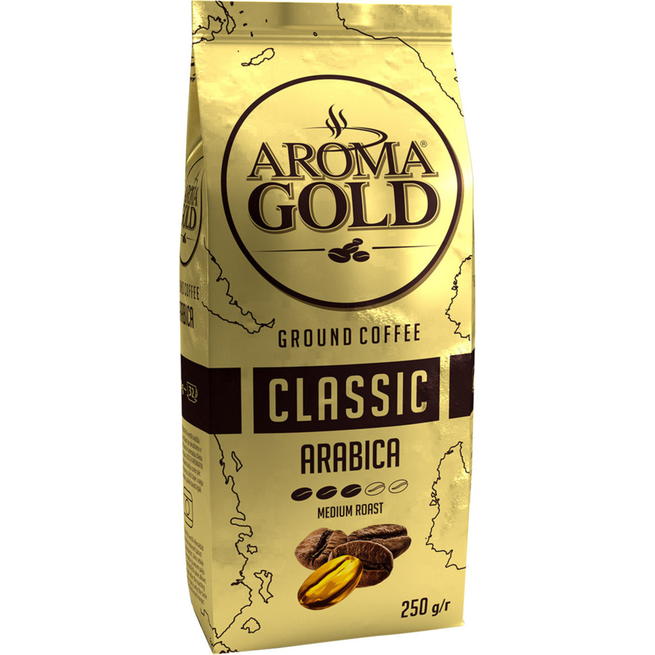 Кава Aroma Gold Arabica мелена 250г