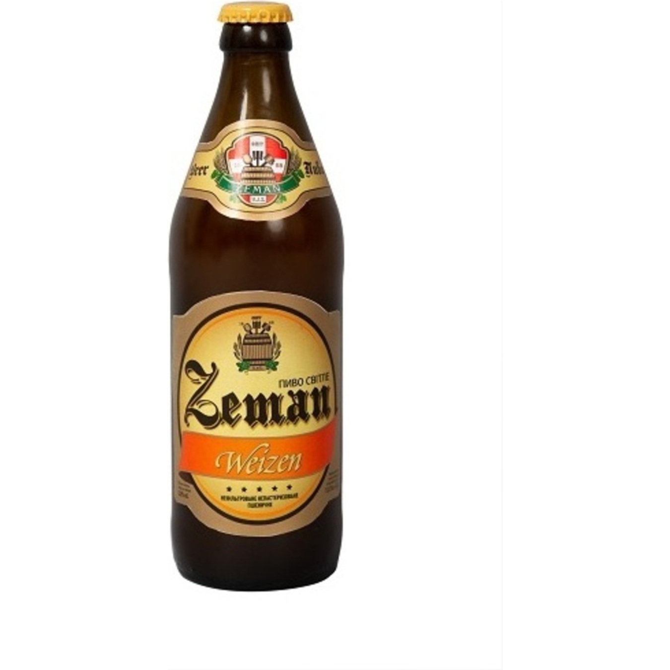 Пиво светлое Земан Weizen 5%0,5л
