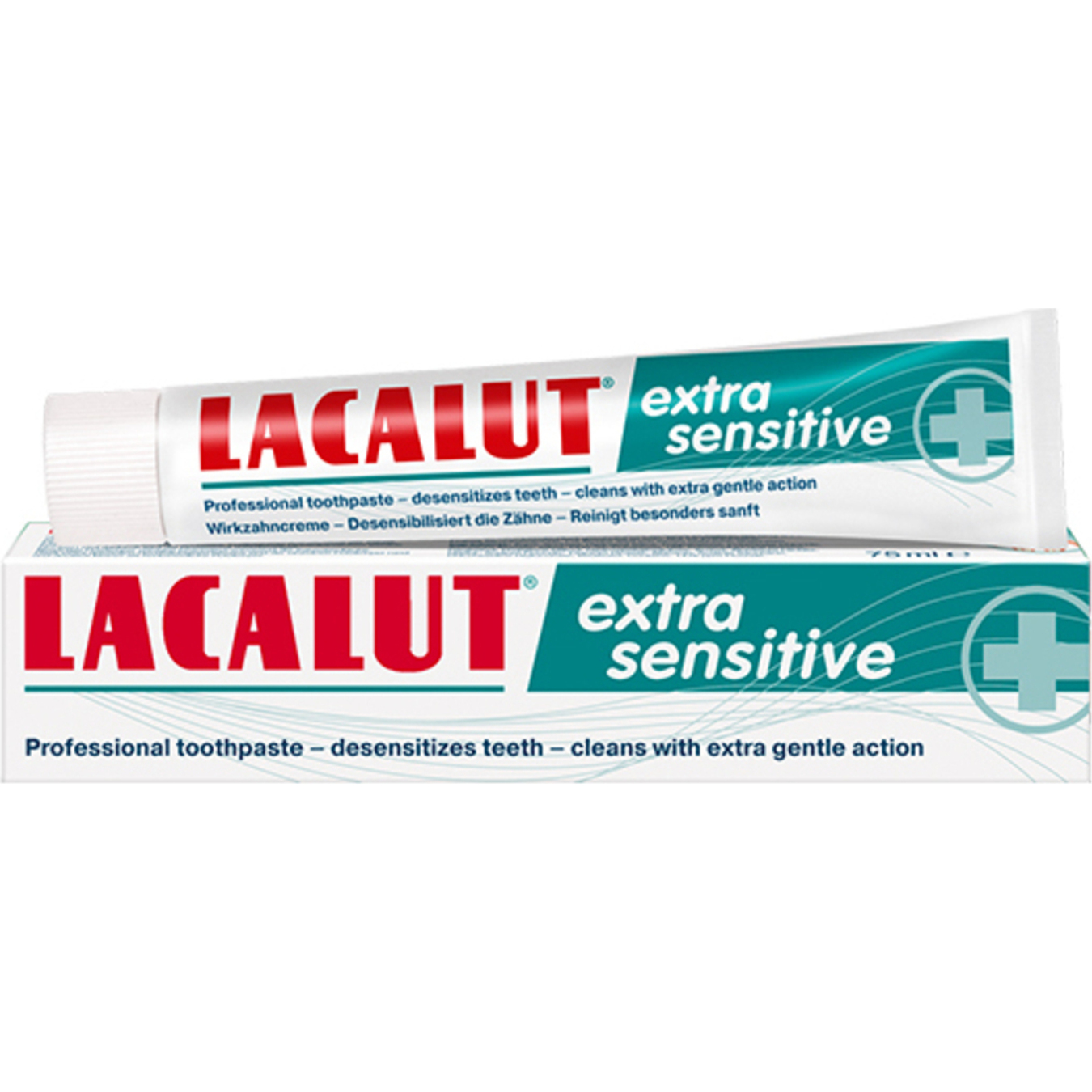 Зубна паста Lacalut Extra Sensitive 75мл