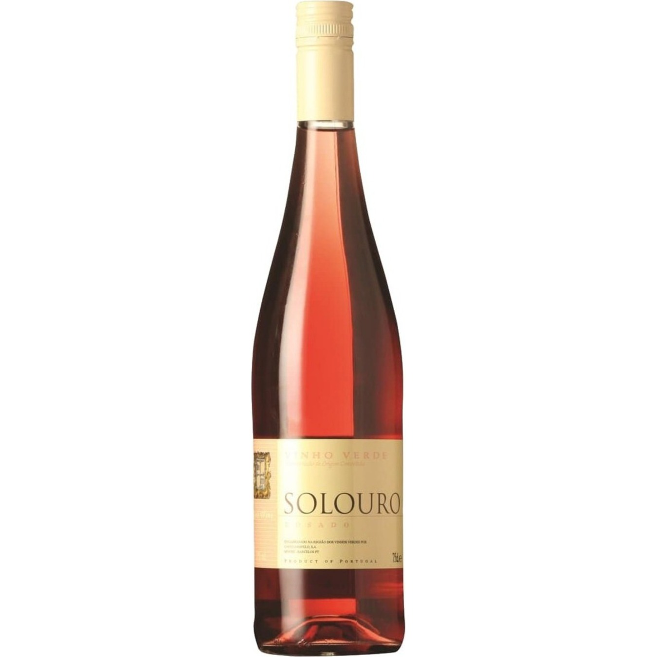 Вино Solouro Vinho Verde Rose рожеве напівсухе 10% 0,75л