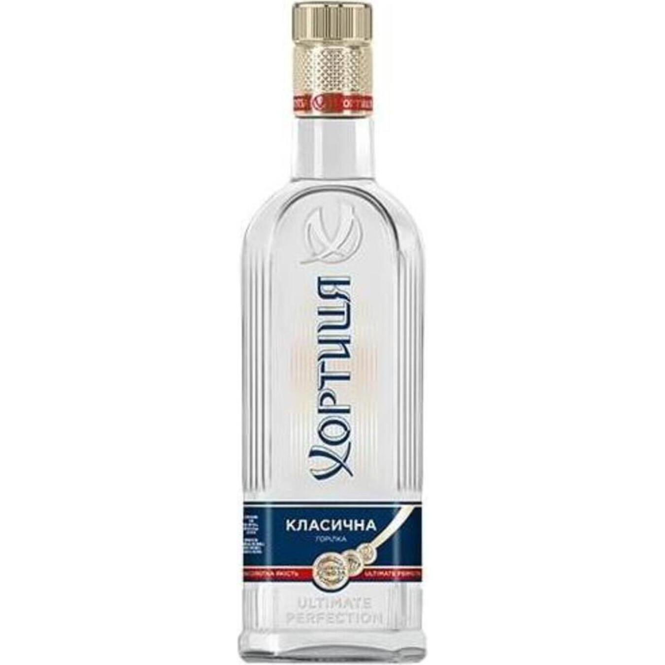 Khortytsia Vodka Classic 40% stock 0.5 l 2