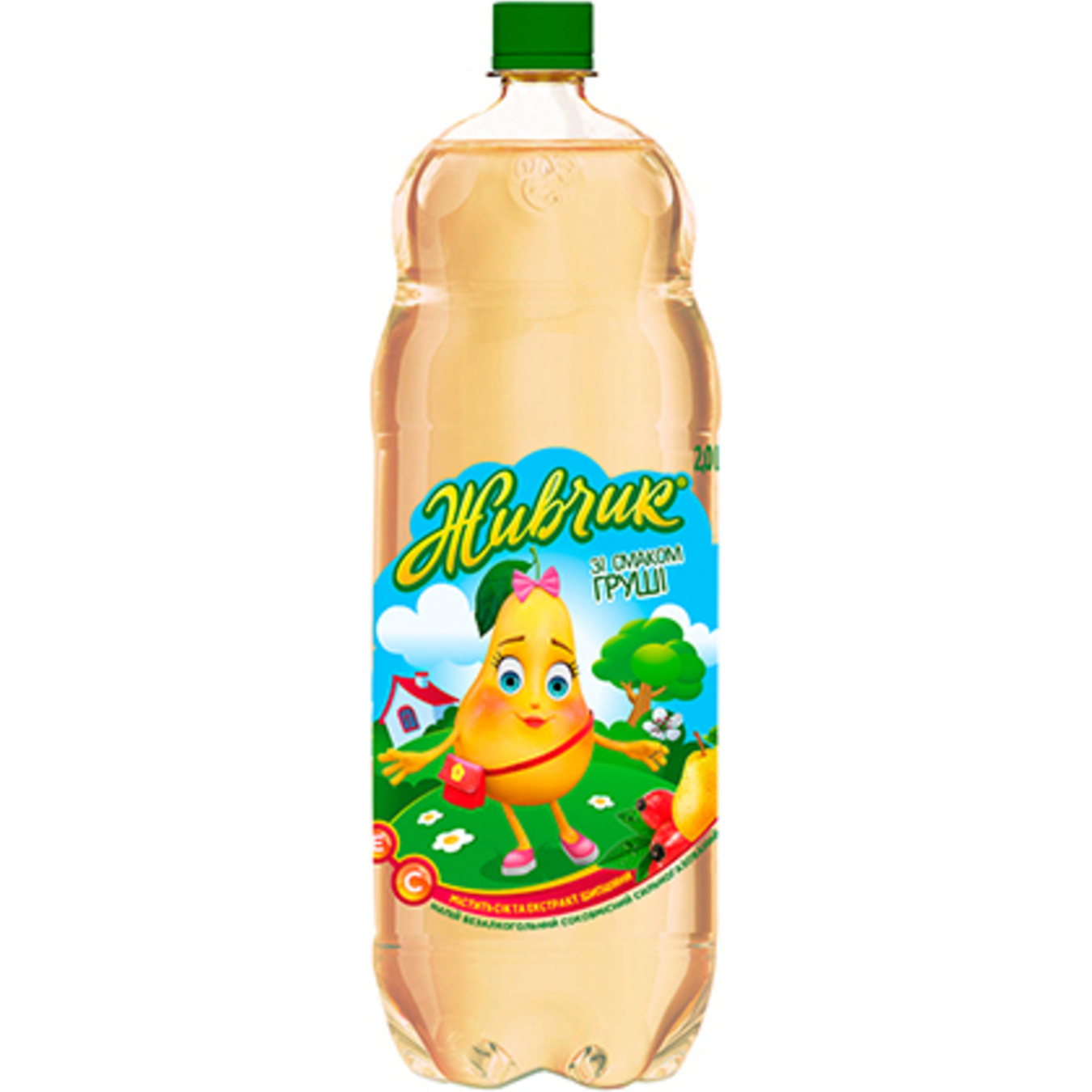Obolon Zhyvchyk Pear Juice-Containing Carbonated Drink 2l