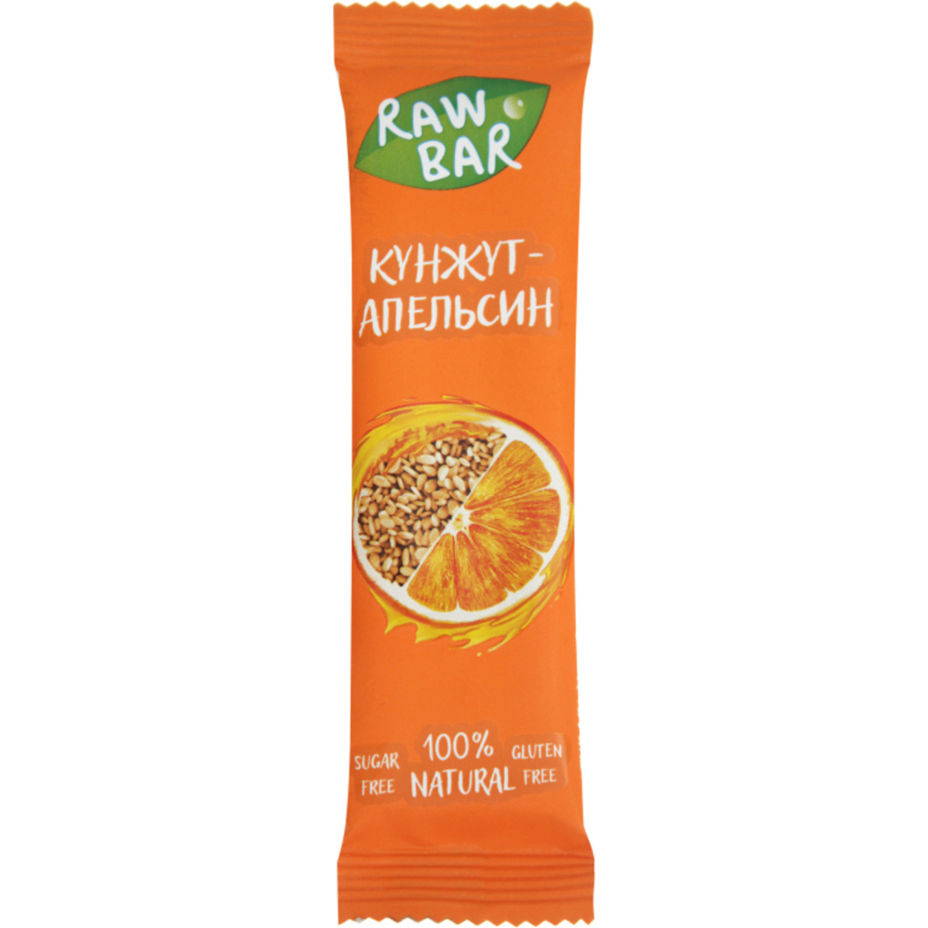 Батончик Sunfill Кунжут-Апельсин без сахара и глютена 35г