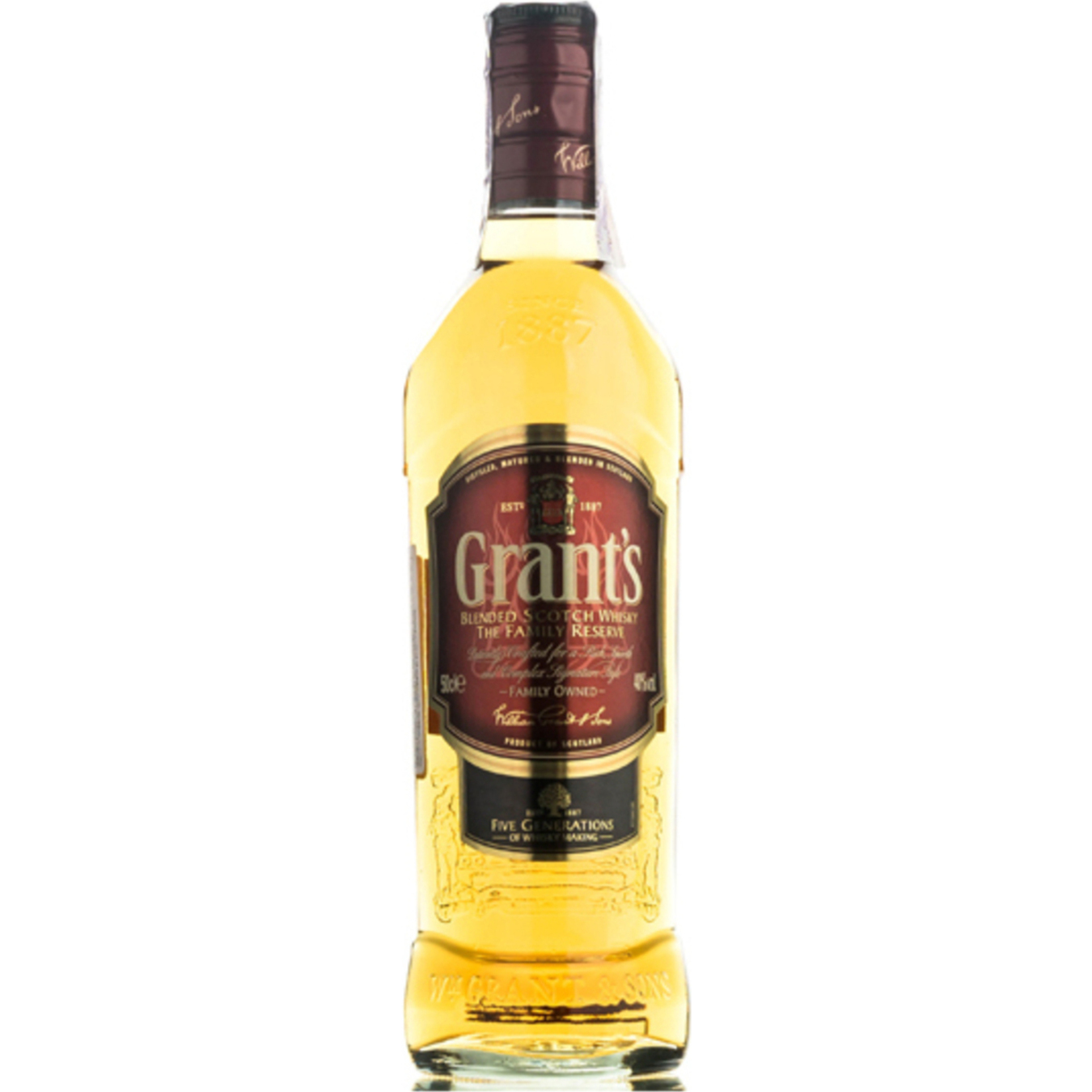 Grant's Family Reserve Blended Scotch Whisky 40% 0,5l