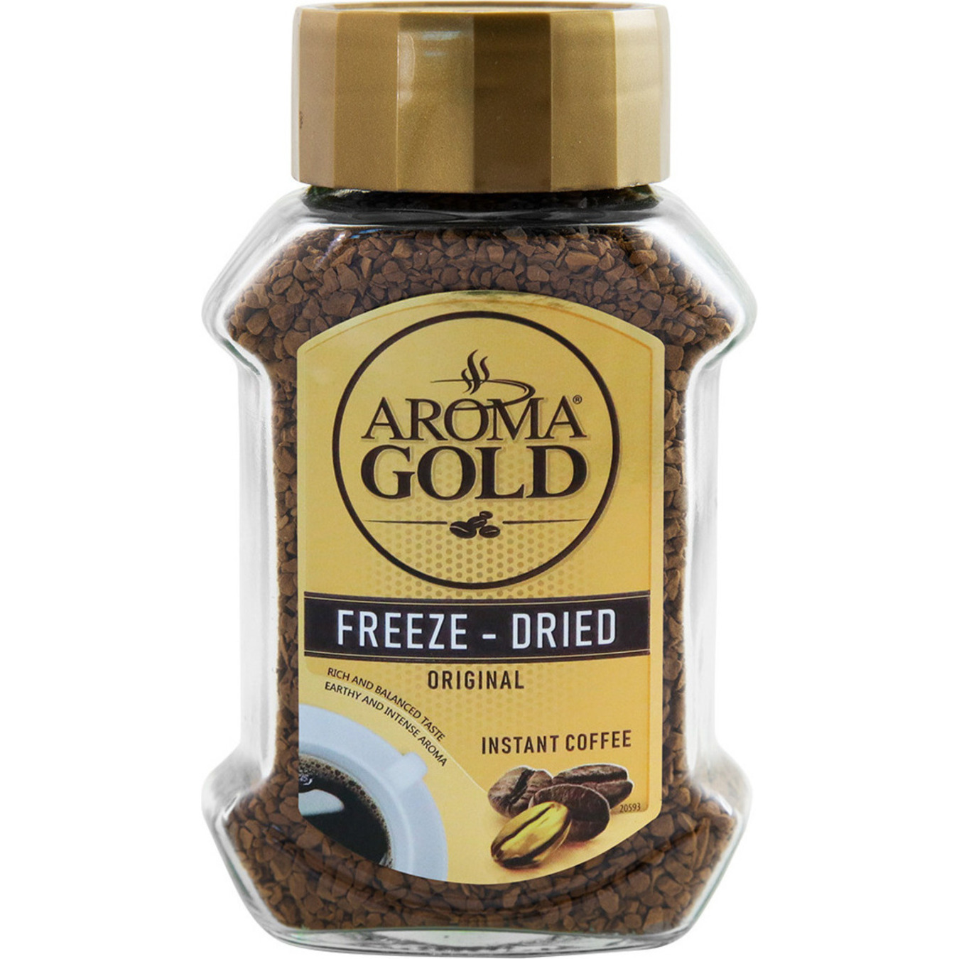 Кава Aroma gold розчинна cублімована 95г
