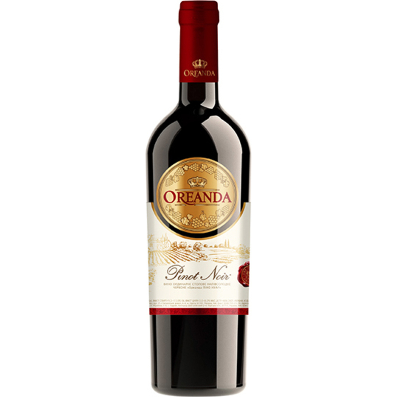 Oreanda Pinot Noir red semi-sweet wine 13% 0.75 l