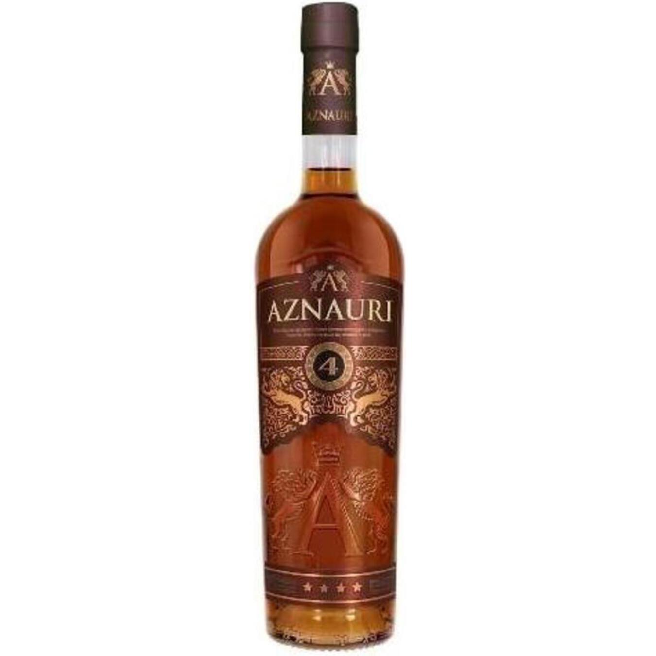 Aznauri Cognac 4* ordinary 0,4 0.5 l