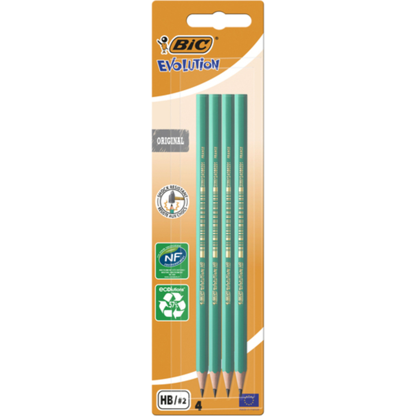 Set of pencils BIC Ecolyushn Evolution 4pcs