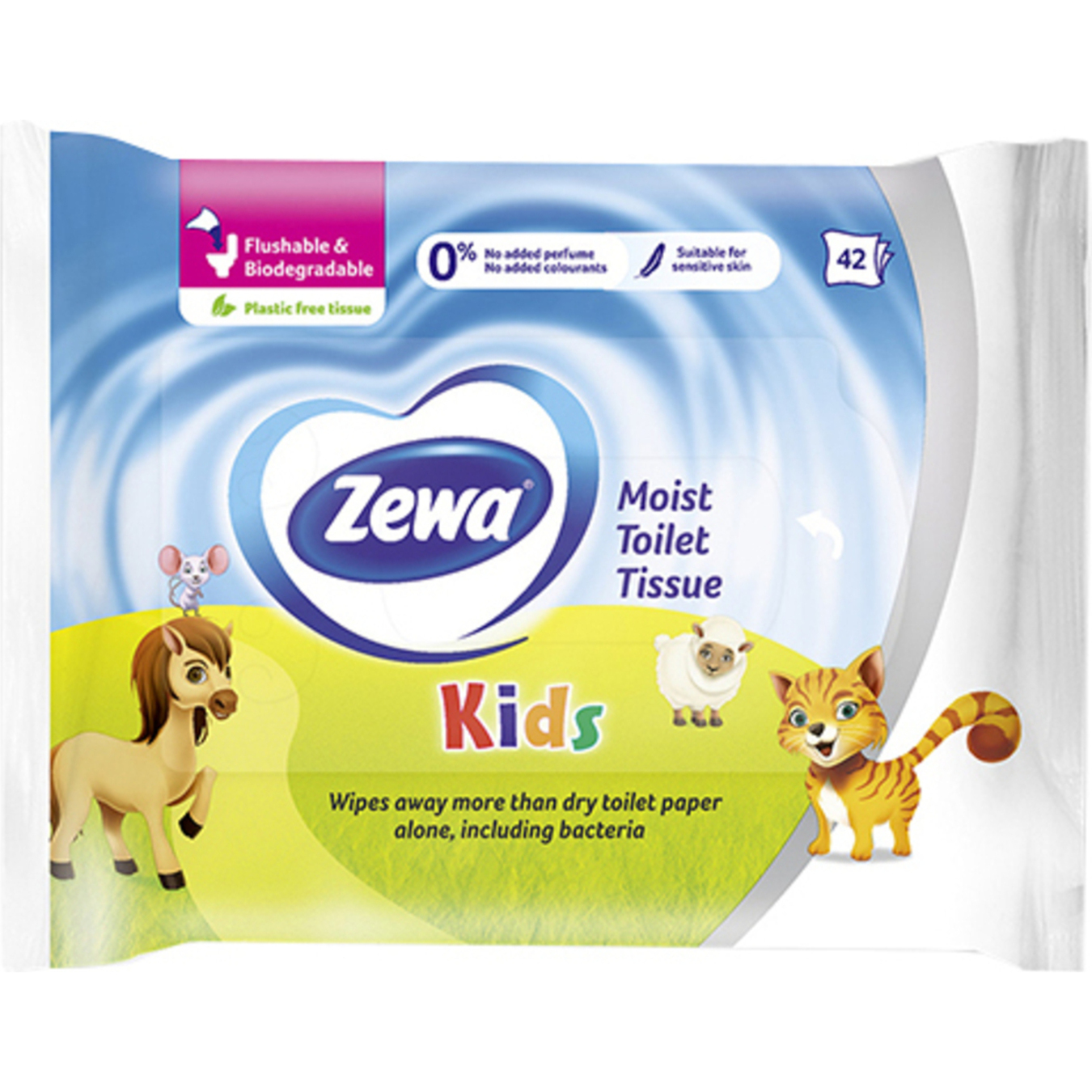 Zewa Kids wet toilet paper 42sheets