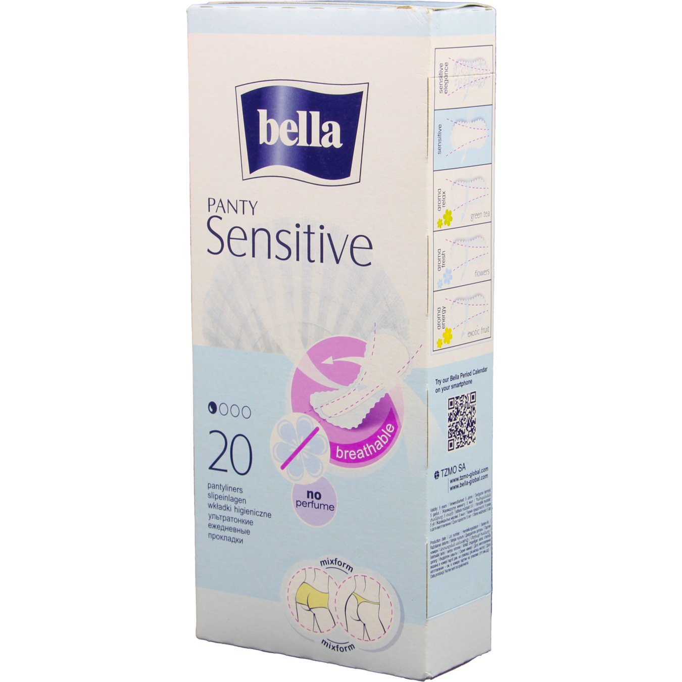 Прокладки щоденні Bella Panty Sensitive дихаючі для чутливої шкіри 20шт 4