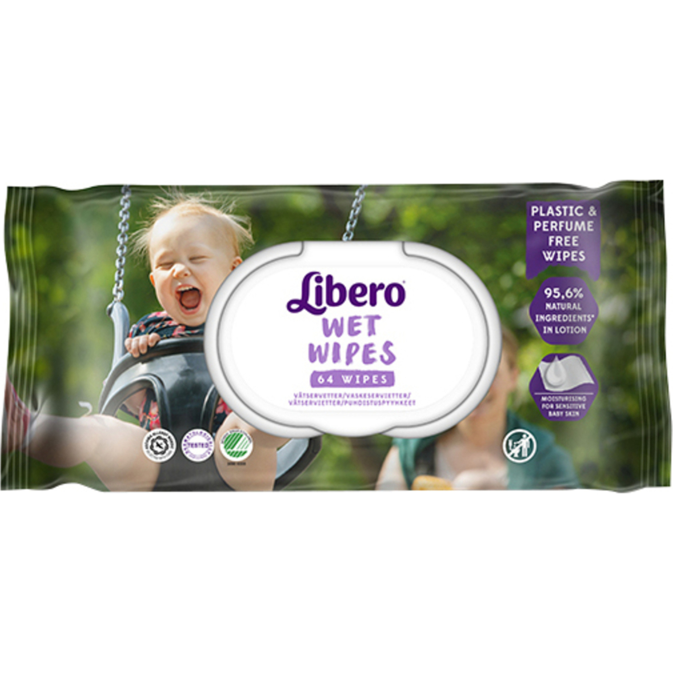 Wet wipes Libero Easy Change for children 64 pcs