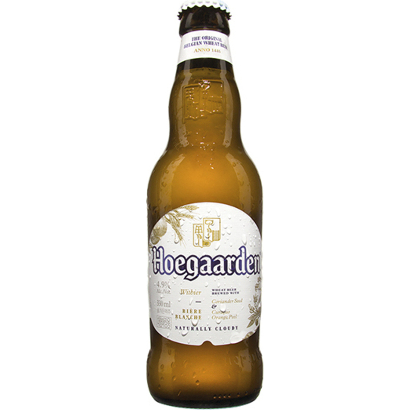Пиво Hoegaarden Wit Blanche світле нефільтроване 4.9% 0.33л