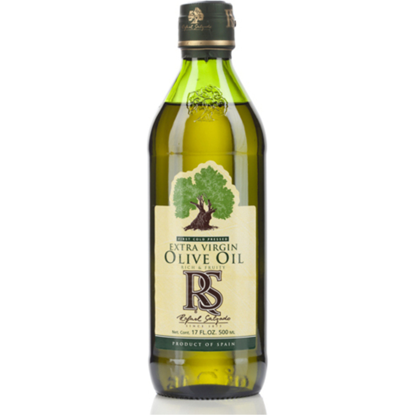 Олія оливкова Rafael Salgado Extra Virgin першого холодного віджиму 500мл с/п