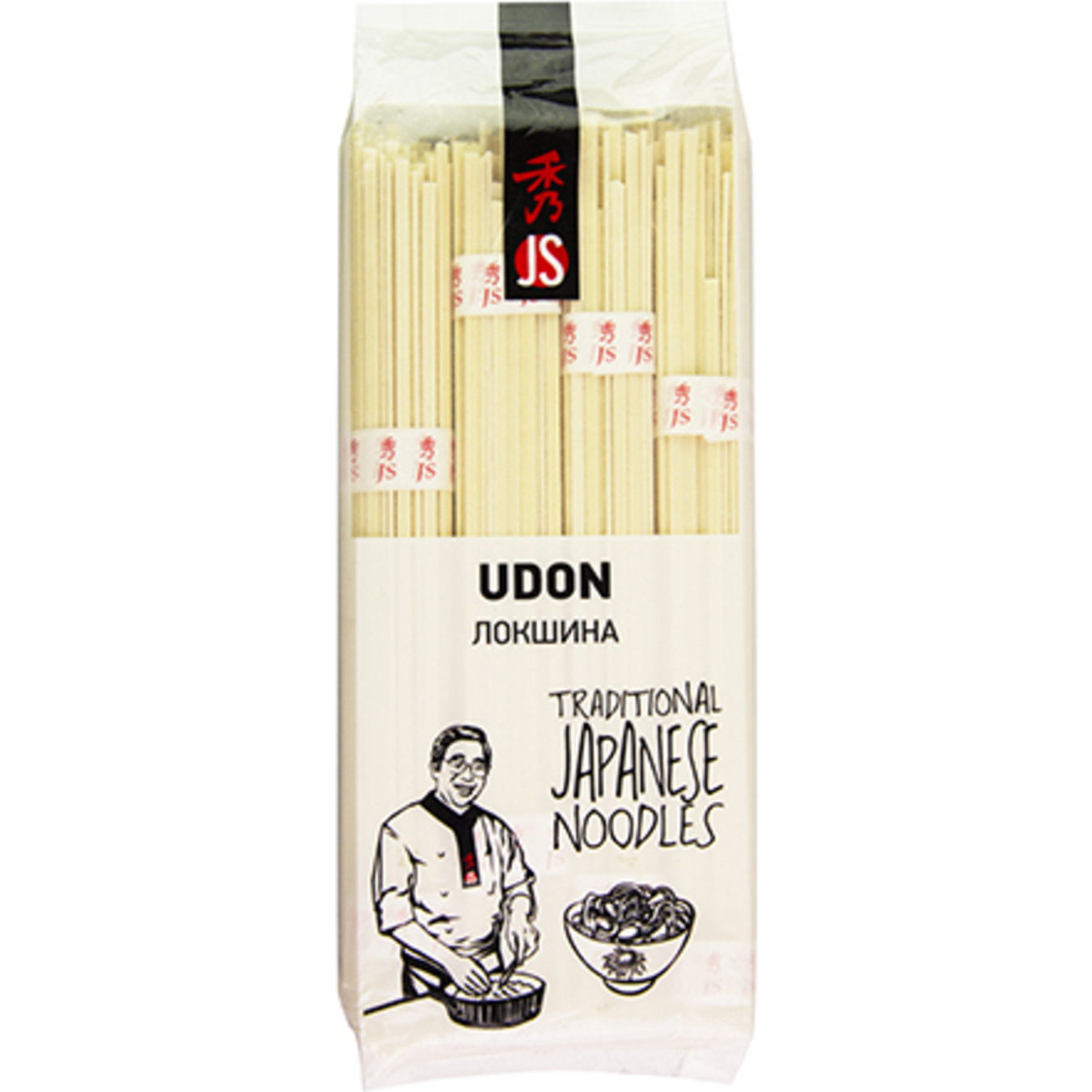 Локшина JS Udon Noodles пшенична 300г