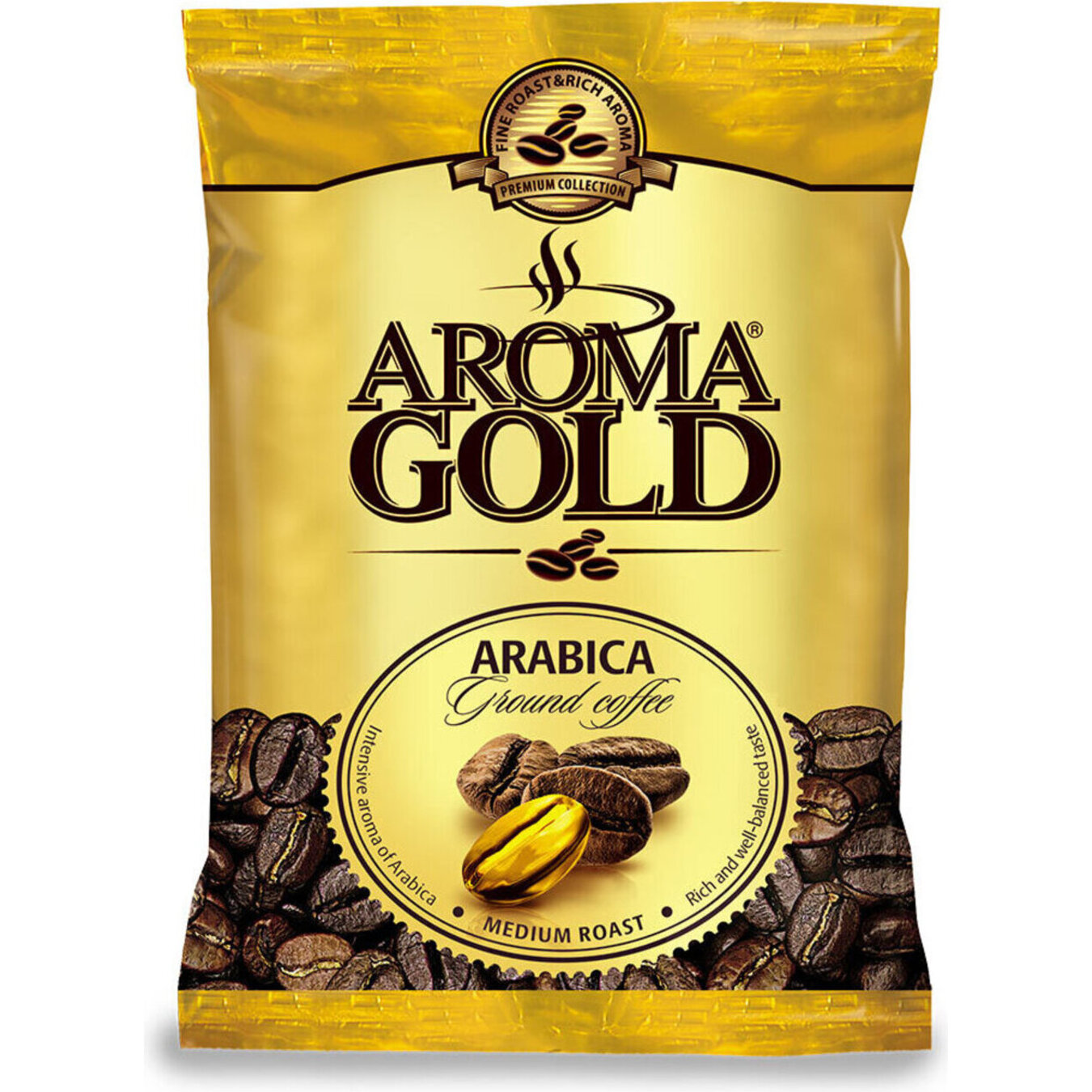 Кава Aroma Gold Arabica мелена 80г