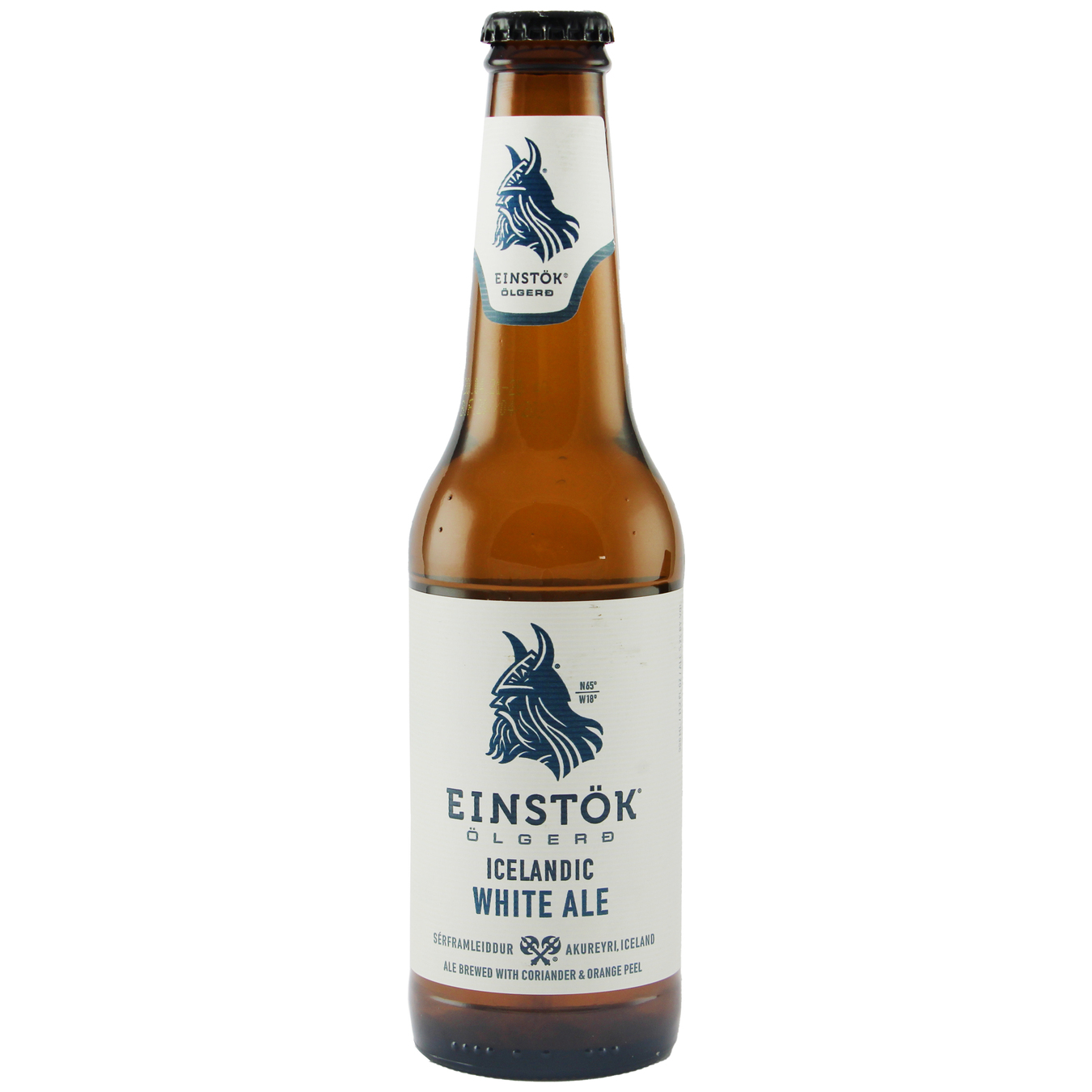 Пиво Einstok Olgerd Icelandic White Ale світле нефільтроване 5,2% 0,33л