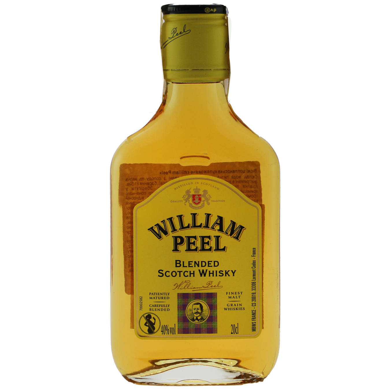 William Peel whiskey 40% 0,2l