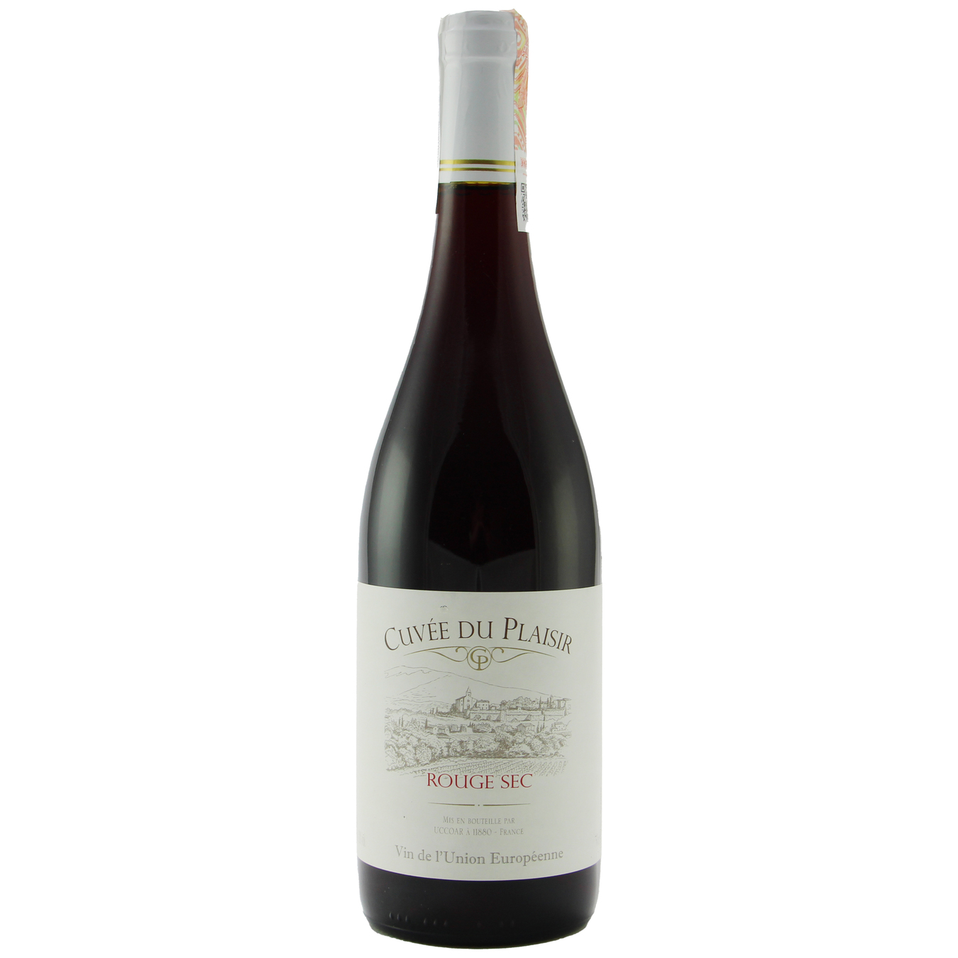 Вино Cuvee Du Plaisir Rouge Sec красное сухое 11% 0,75л