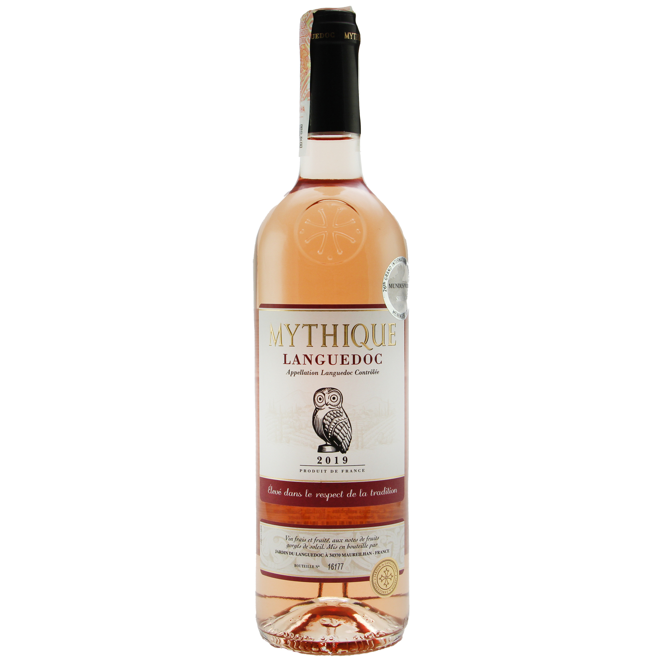 Вино Mythique Rose Languedoc розовое сухое 12.5% 0,75л