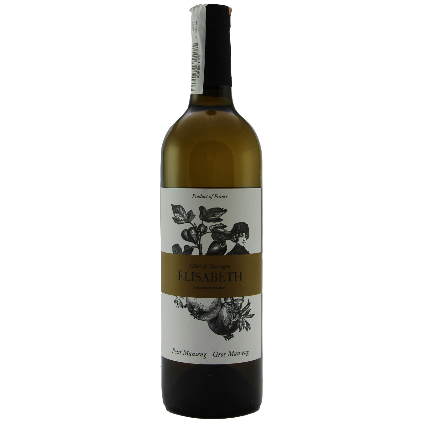 Вино Elisabeth Petit Manseng Cotes de Gascogne белое полусладкое 11,5% 0,75л