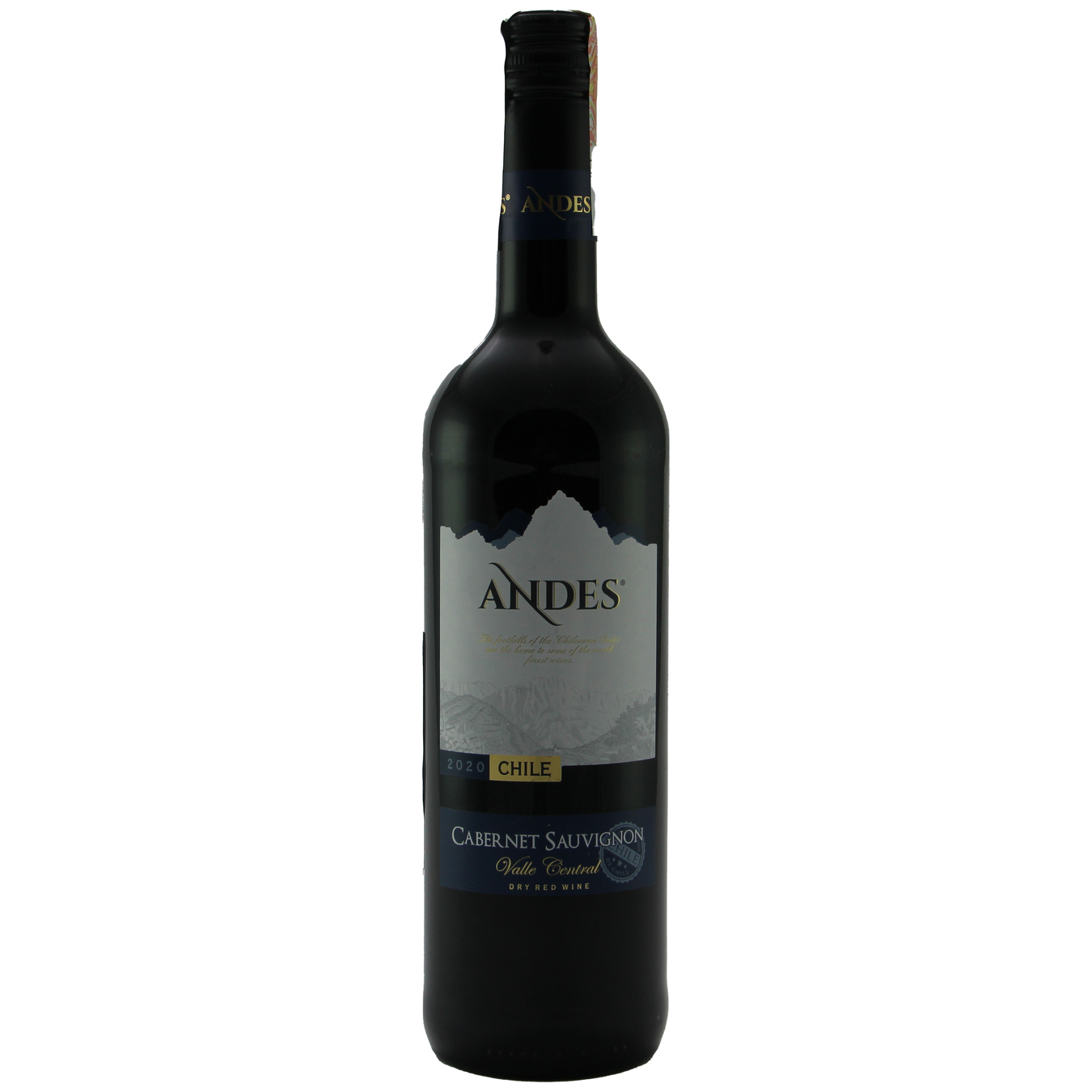 Wine Cabernet Sauvignon Andes red dry 0,75 l