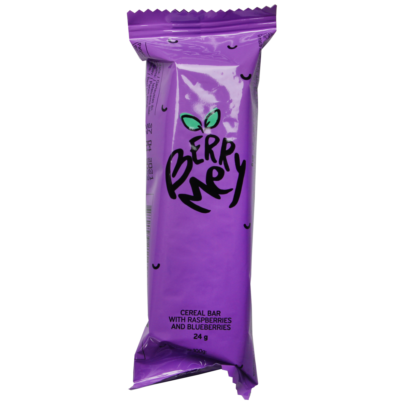 OHO Berry Me With Rasperry And Bilberry Cereal Bar 24g