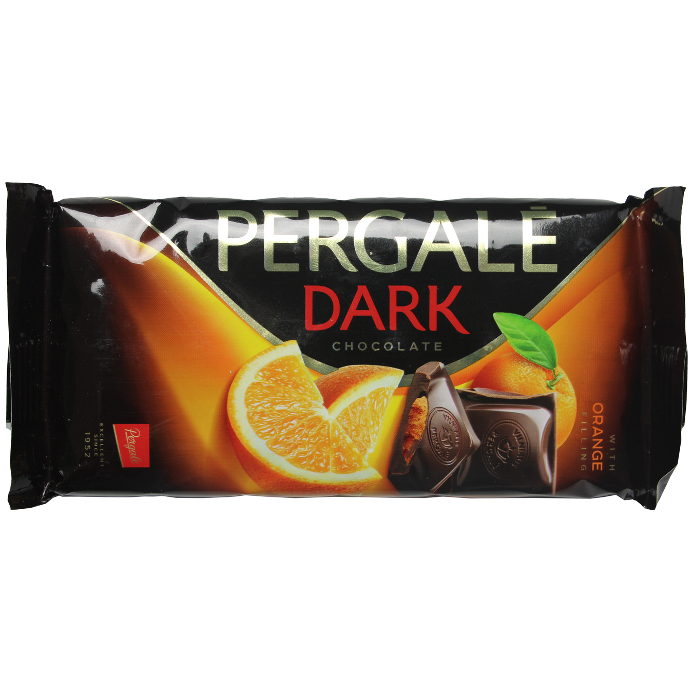 Pergale With Orange Filling Black Chocolate 100g