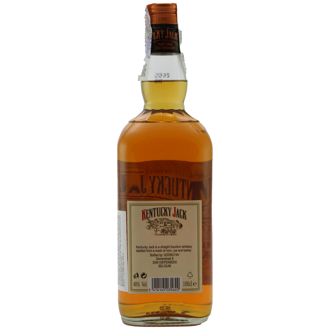 Kentucky Jack bourbon whiskey 40% 1l 2