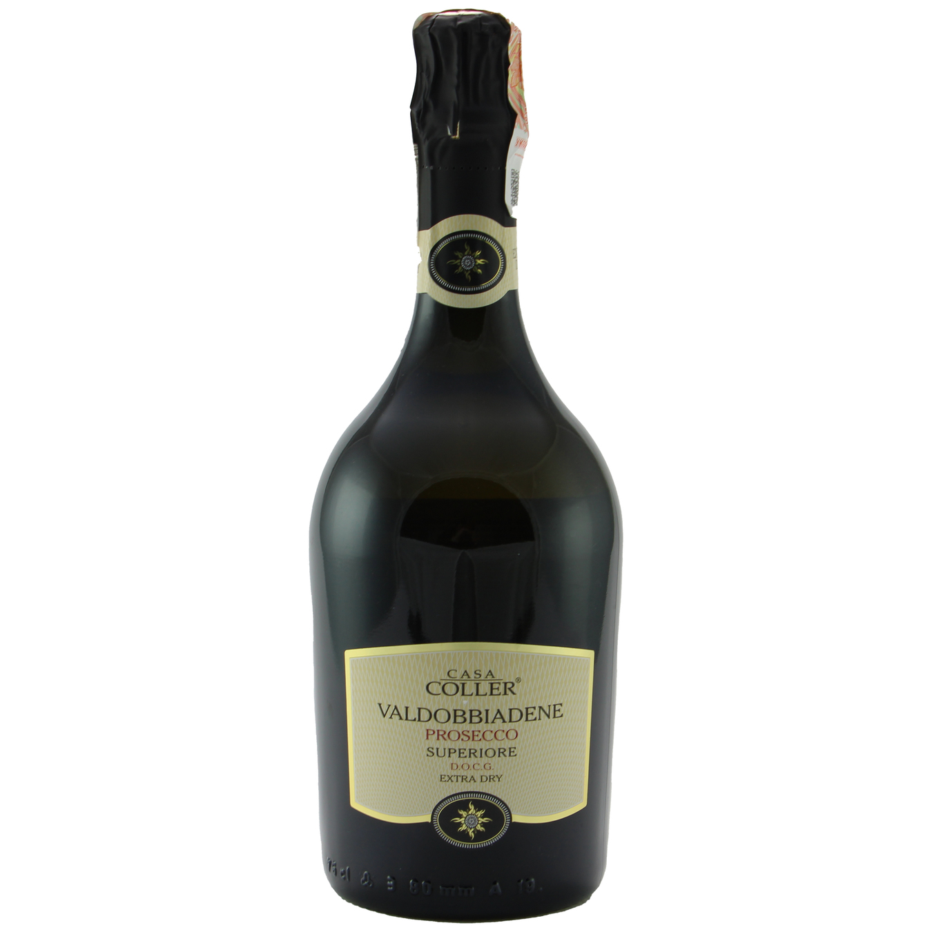 Вино игристое Casa Coller Prosecco Valdobbiadene Superiore DOCG Extra Dry белое сухое 11,5% 0,75л