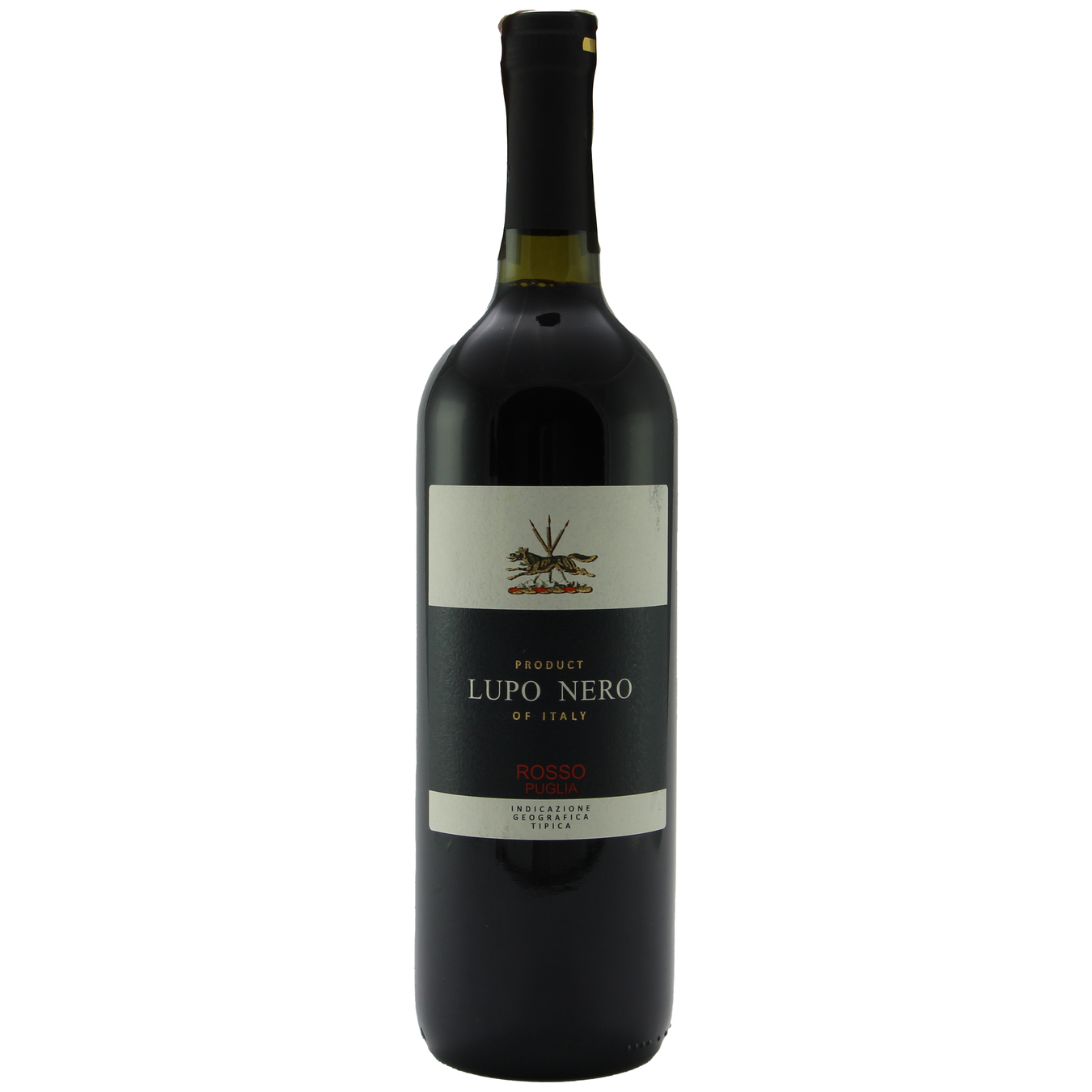 Lupo Nero Rosso Puglia red semi-dry wine 12% 0,75l