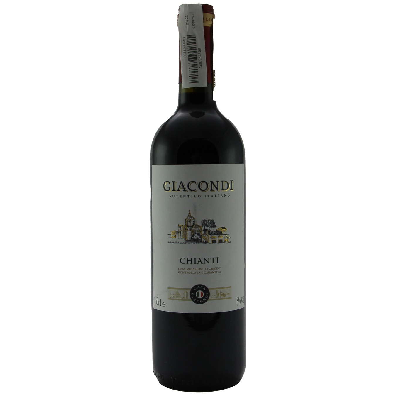 Вино Giacondi Chianti DOCG червоне сухе 12,5% 0,75л