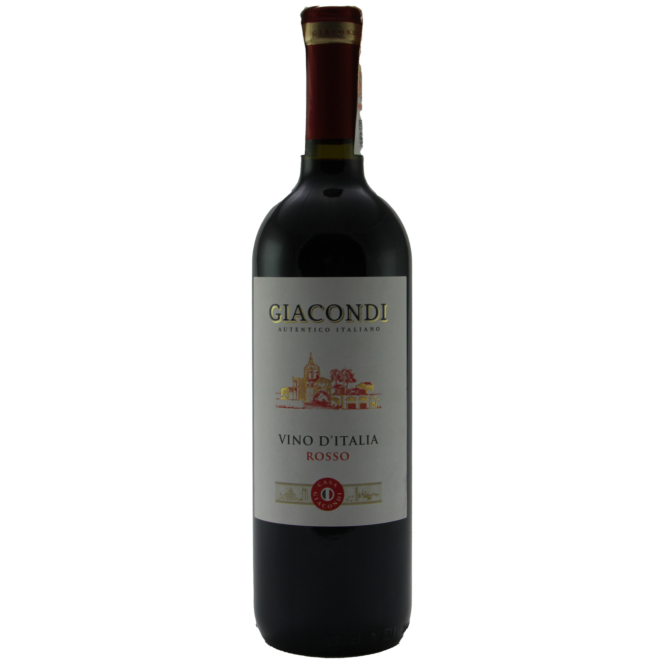 Вино Giacondi Rosso червоне сухе 11,5% 0,75л