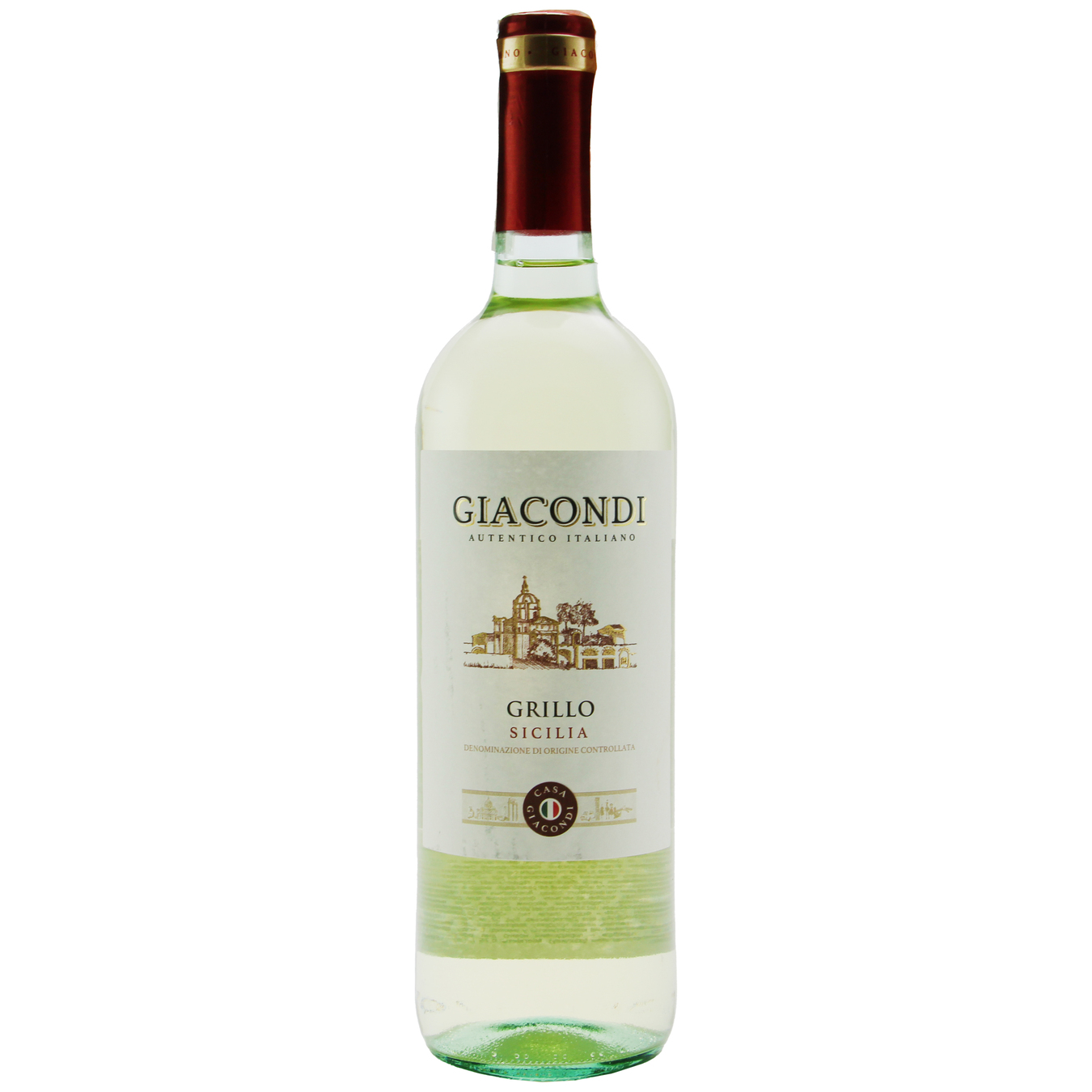 Вино Giacondi Grillo Terre Siciliano белое сухое 12,5% 0,75л