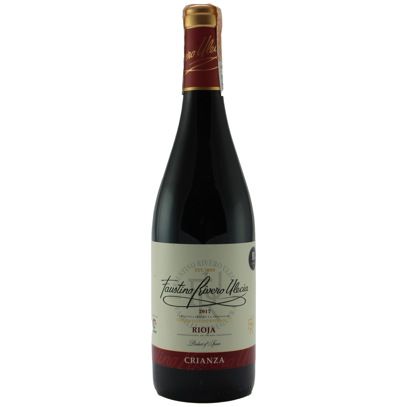 Вино Faustino Rivero Ulecia Yellow Label Crianza Rioja червоне сухе 13% 0,75л