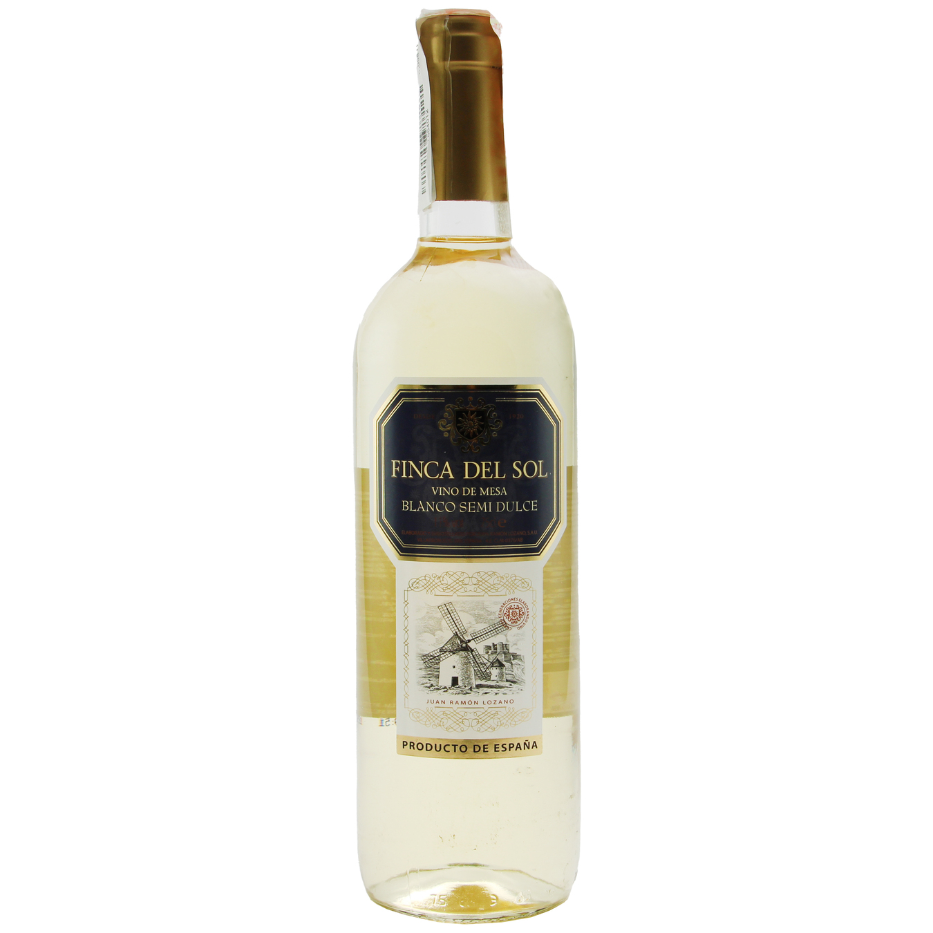 Вино Finca Del Sol Blanco Semi Dulce біле напівсолодке 13% 0,75л