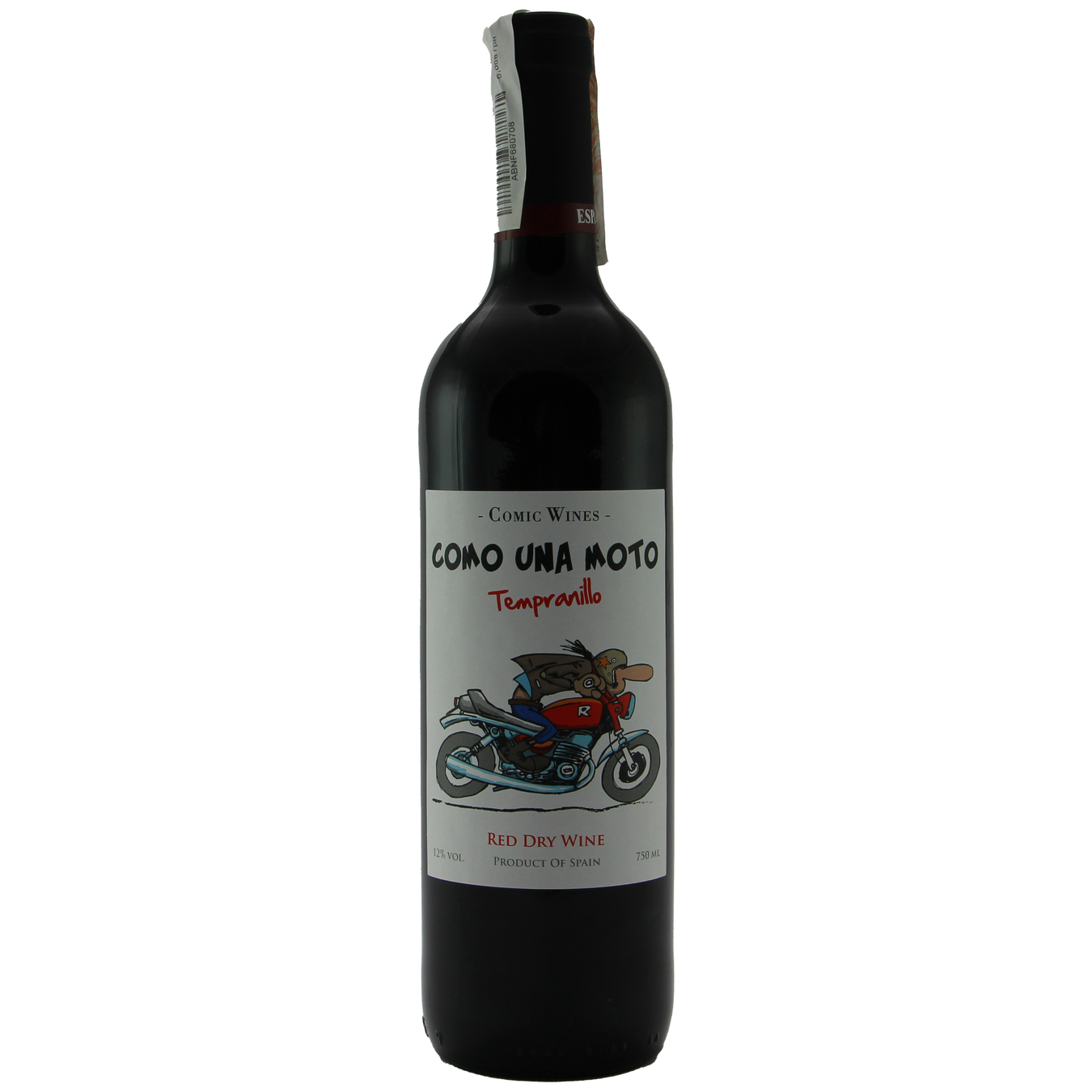 Вино Como Una Moto Tempranillo Red Dry червоне сухе 12% 0,75л
