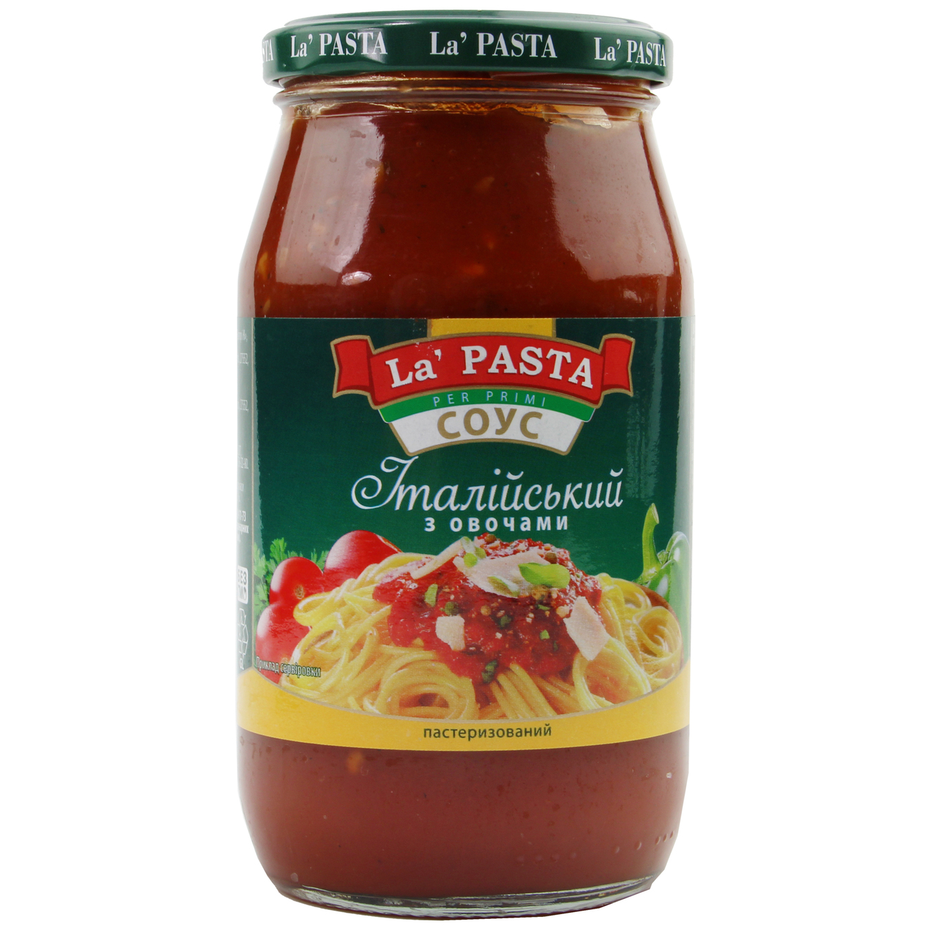 Соус La Pasta Итальянский с овощами к макаронам 460г