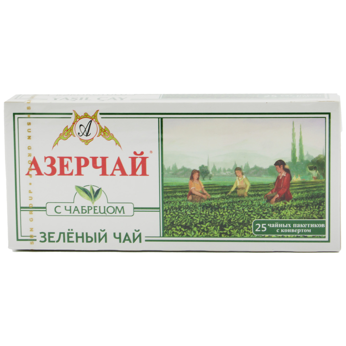 Чай зелений Azercay з чебрецем 25шт 2г
