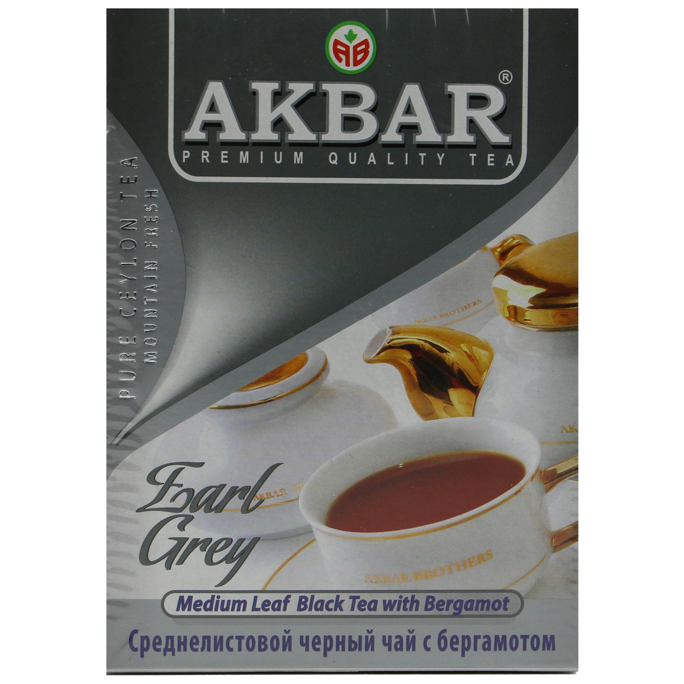 Чай чорний Akbar Earl Grey 100г
