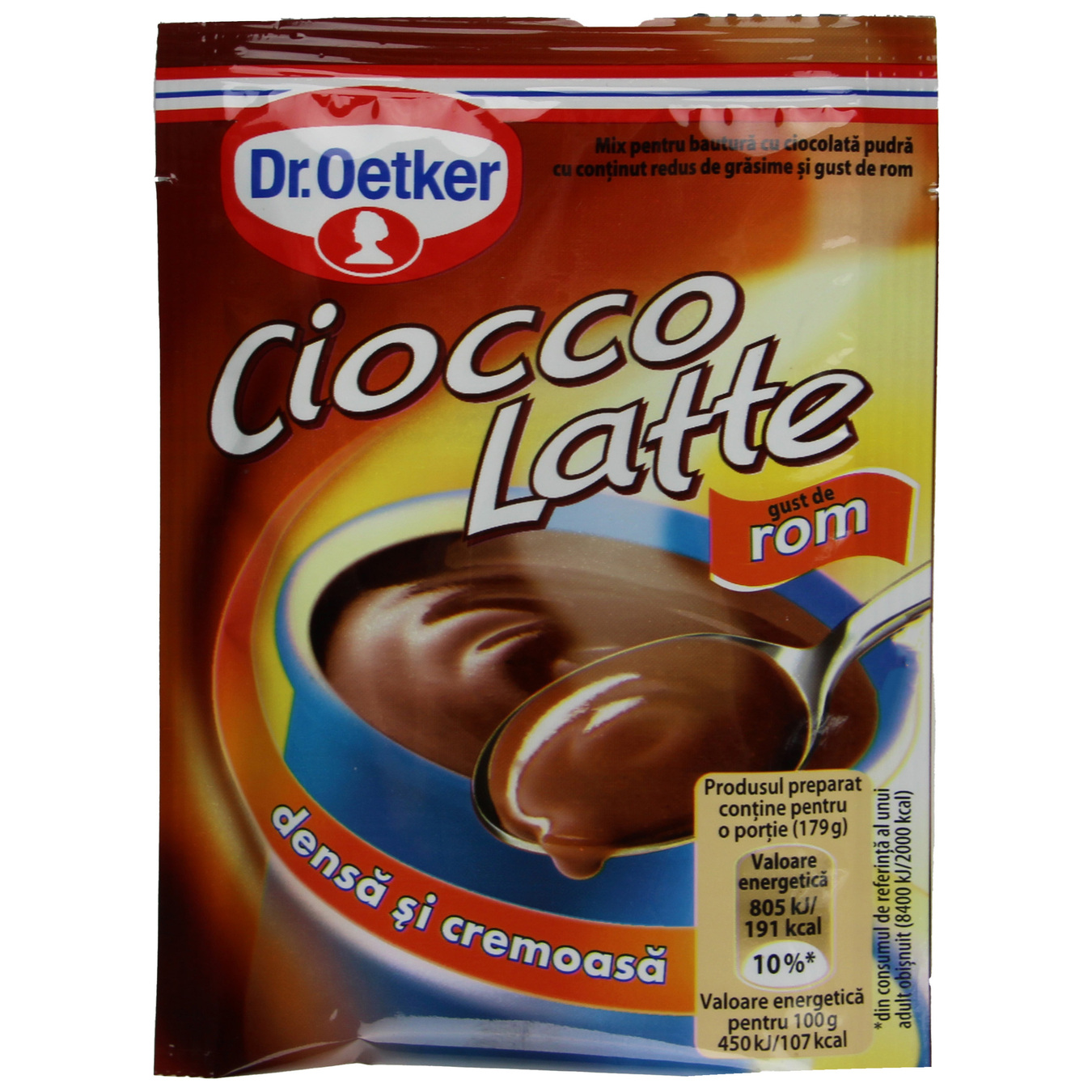Гарячий шоколад Dr.Oetker зі смаком рому 25г